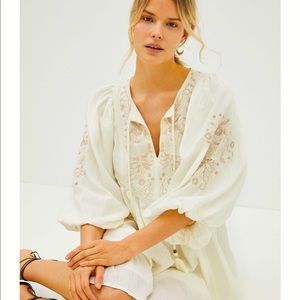 Anthropologie Viveka 2X Embroidered Mini Dress NWT. See photos/full description.